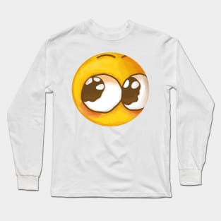 Cursed Uwu Emoji Long Sleeve T-Shirt